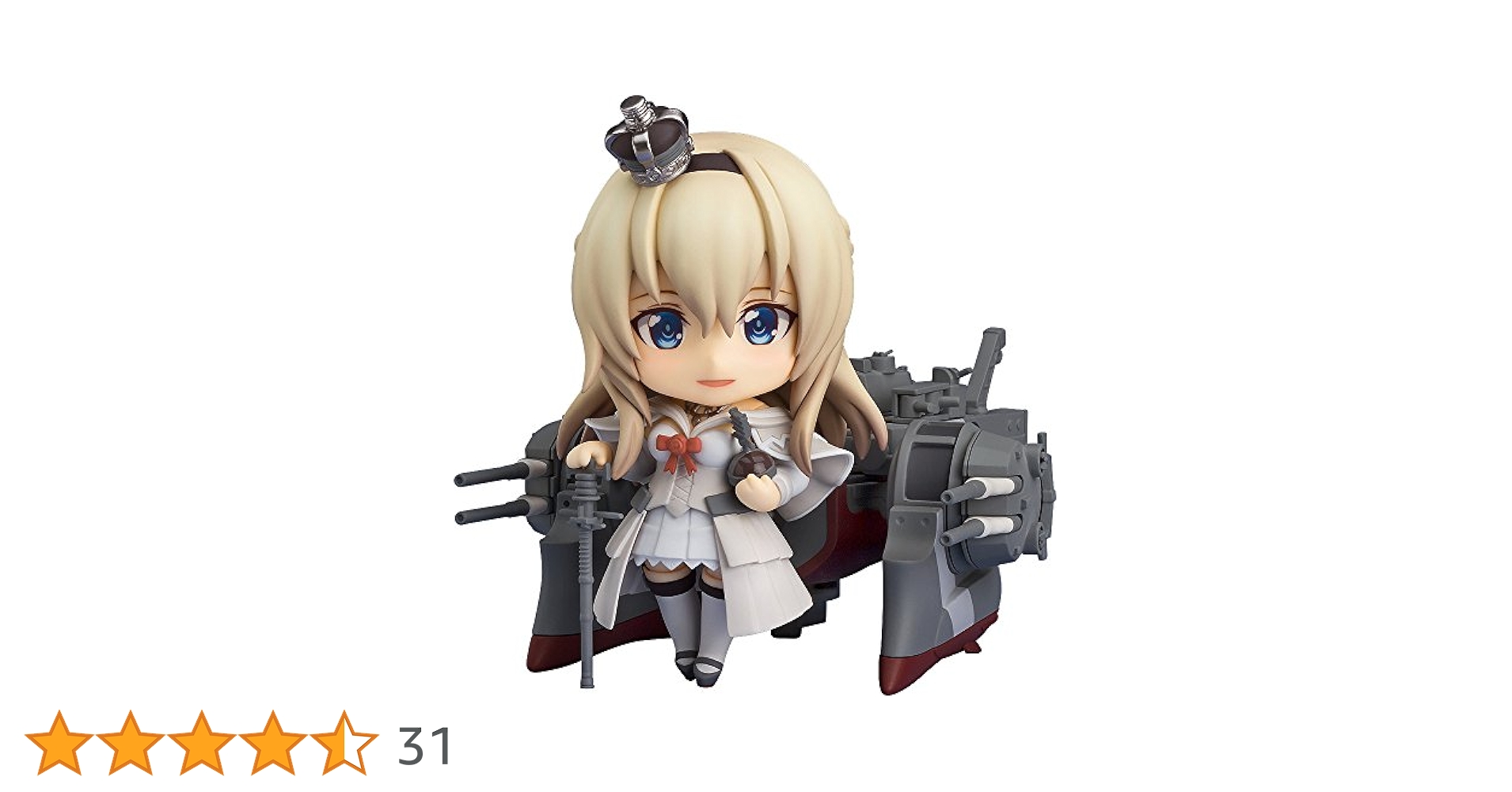ねんどろいど 艦隊これくしょん ‐艦これ‐ Warspite[ウォースパイト] ノンスケール ABS&amp;PVC製 塗装済み可動フィギュア ねんどろいど Warspite（ウォースパイト）